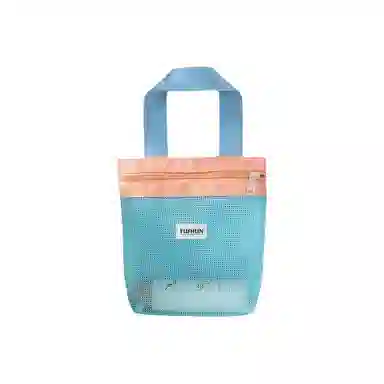 馨枕居 多巴胺手提化妆包便携网眼沙滩收纳包外出旅行游泳必备分区收纳袋