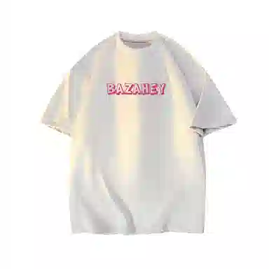 Wu Huang Mao Creative Hand-Painted Cartoon Print T-Shirt