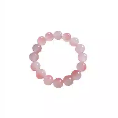 希遇 精灵羽粉 新中式国潮 时尚简约风轻奢微光治愈 温柔大方小众设计 日常百搭 高级气质感小众设计 琉璃 玉石手串 男女同款情侣款