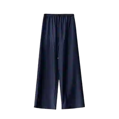 卡路莉 夏季冰丝面料仿牛仔阔腿裤休闲裤 女款