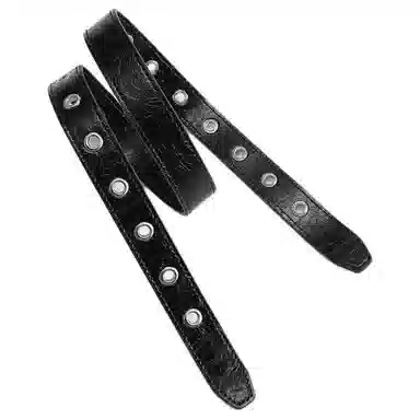 匠心手工坊 适用巴黎世家机车包 超纤 肩带改造 月牙包包斜挎带子替换包带配件包带 女款 黑色