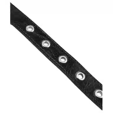 匠心手工坊 适用巴黎世家机车包 超纤 肩带改造 月牙包包斜挎带子替换包带配件包带 女款 黑色