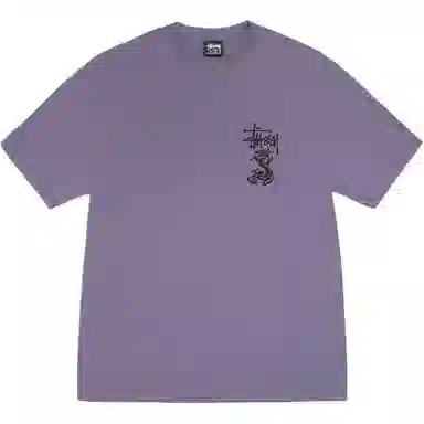 Stussy DOUBLE DRAGON TEE PIGMENT DYED T