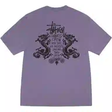 Stussy DOUBLE DRAGON TEE PIGMENT DYED T