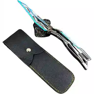 半粒 炽芒蝶刃蝴蝶刀 金属武器 成品模型