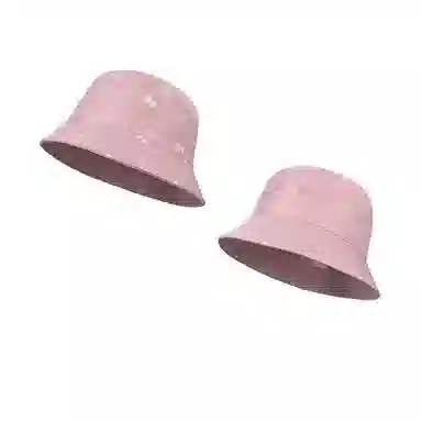 艾佳微 甜酷双面戴防晒帽夏季户外遮阳帽休闲百搭显脸小素颜蝴蝶结 棉 渔夫帽 女款