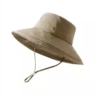 俞兆林 大帽檐遮阳帽子夏季防紫外线遮脸透气太阳帽户外骑车出游登山帽休闲速干百搭 轻薄款 渔夫帽 女款