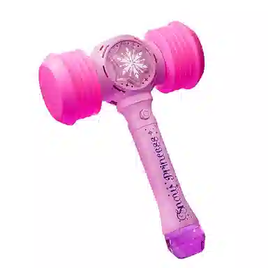 歌绒 仙女棒槌发光小粉锤子 泡泡机