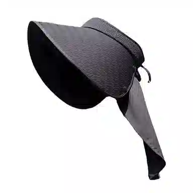 艾佳微 环绕式灯罩户外运动钓鱼登山防护颈遮阳空顶 聚酯纤维 防晒帽 男女同款情侣款