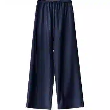 卡路莉 夏季冰丝面料仿牛仔阔腿裤休闲裤 女款