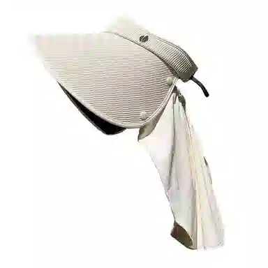 艾佳微 环绕式灯罩户外运动钓鱼登山防护颈遮阳空顶 聚酯纤维 防晒帽 男女同款情侣款