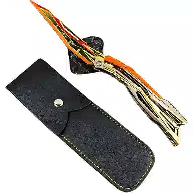 半粒 炽芒蝶刃蝴蝶刀 金属武器 成品模型