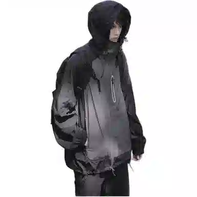 MORii Casual Zip Colorblock Jacket