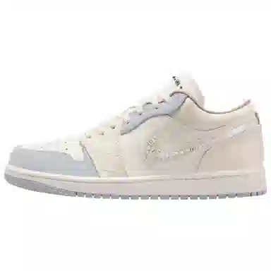 Jordan Air Jordan 1 Low Vintage Basketball Shoes Women's Off-White