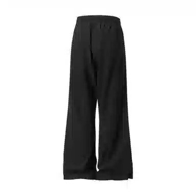 顶峰保罗 冰丝透气凉感速干纯色舒适直筒长裤无性别主义潮牌宽松小众百搭运动阔腿休闲裤 男女同款