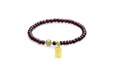 百利金 平安喜乐 国潮复古新中式吉祥纳福精致轻奢时尚百搭小众设计转运珠手饰 琉璃 手串 男女同款情侣款