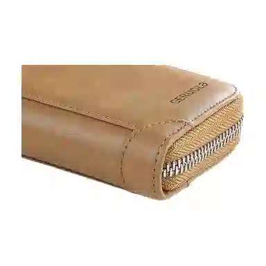 歌若拉 多规格多颜色多卡位防盗刷 牛皮 卡包证件包 常规 男女同款情侣款 卡其色/咖啡色/黑色