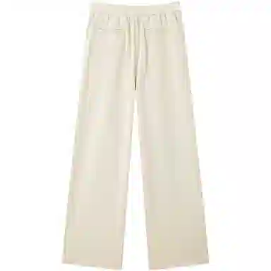 太平鸟 合身适中高腰直筒休闲裤 女款