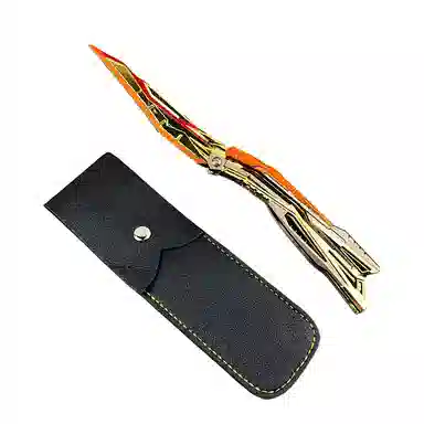 半粒 炽芒蝶刃蝴蝶刀 金属武器 成品模型