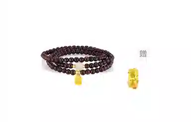 百利金 如意福牌 国潮新中式平安纳福本命年气质显白经典百搭日常通勤小众设计转运珠 琉璃 手串 男女同款情侣款