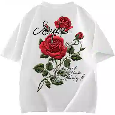 SOIEPLUS Retro Rose Logo T-Shirt