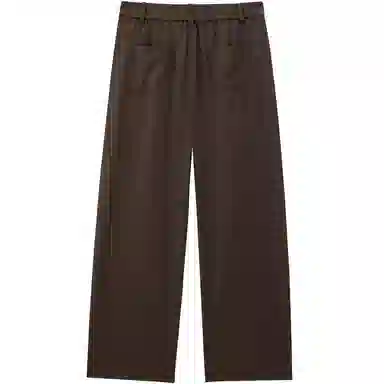 太平鸟 高腰简约百搭宽松阔腿休闲裤 女款