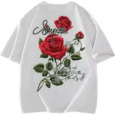 SOIEPLUS Retro Rose Logo T-Shirt