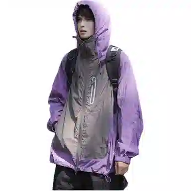 MORii Casual Zip Colorblock Jacket