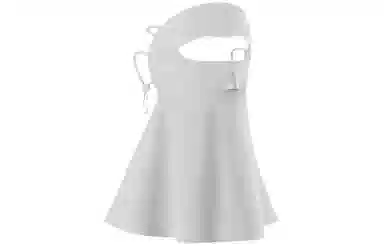 优幽兰 休闲简约全脸防紫外线脸罩夏季百搭高级感通勤出行骑车遮阳口罩护颈一体透气脸基尼 锦纶 防晒面罩 女款