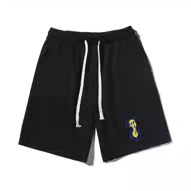 乱步 美式潮牌宽松五分时尚百搭潮流休闲短裤 男女同款