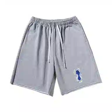 乱步 美式潮牌宽松五分时尚百搭潮流休闲短裤 男女同款