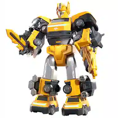 益米 变形战士机甲机器人  玩具车磁吸合体 拼装模型