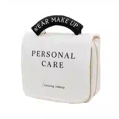 馨枕居 高颜值大容量化妆包女珍珠挂钩洗漱袋高级手提旅行便携杂物收纳包