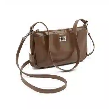 老人头 小众设计感时尚通勤百搭轻便 头层牛皮 斜挎单肩包 女款 多色