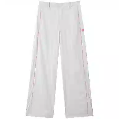 太平鸟 合身高腰适中直筒休闲裤 女款