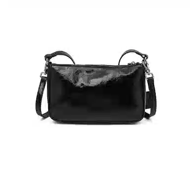 老人头 小众设计感时尚通勤百搭轻便 头层牛皮 斜挎单肩包 女款 多色