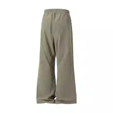 顶峰保罗 冰丝透气凉感速干纯色舒适直筒长裤无性别主义潮牌宽松小众百搭运动阔腿休闲裤 男女同款