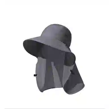 稻草人 夏季户外登山钓鱼遮阳防紫外线 简约百搭 锦纶 防晒帽 男女同款情侣款