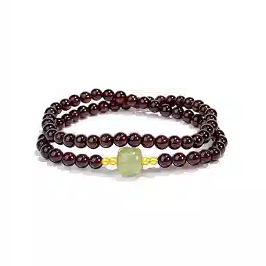 【S925纯银|福气满满】 七七银饰 时来运转 本命年转运 新中式国风高级感 纳福珠串 气质百搭 好运天然 玛瑙 玉石手串 男女同款情侣款