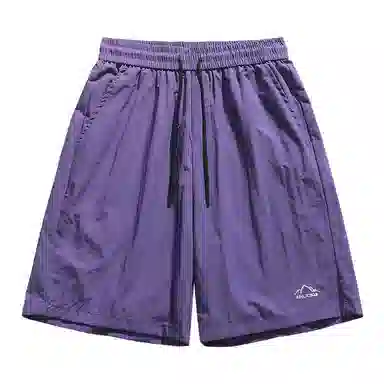 顶峰保罗 无性别主义多巴胺薄款五分裤潮牌速干宽松户外透气亲肤松紧腰抽绳时尚百搭休闲短裤 男女同款