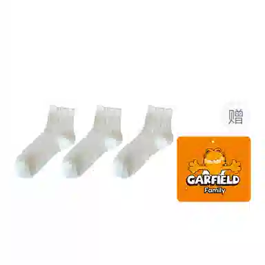 Garfield Family Boneless Thin Lace Mesh Socks Gift Set