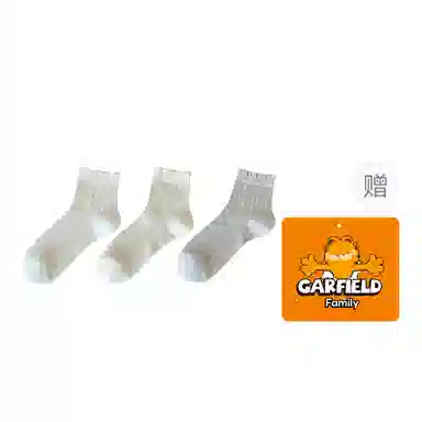 Garfield Family Boneless Thin Lace Mesh Socks Gift Set