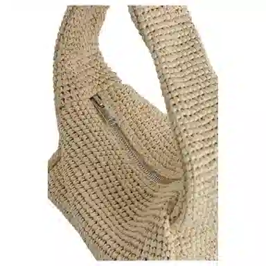 COS Mini Woven Tote Beige