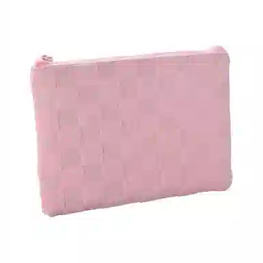 馨枕居 棋盘格可爱化妆包大容量高级感时尚收纳包拿手里舒适女生包包