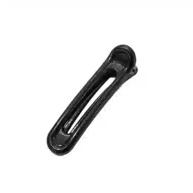 如花梦 鸭嘴豹纹气质带齿防滑后脑勺盘发一字 树脂 发夹 女款