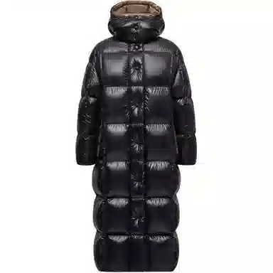 Moncler Parnaiba Hooded Long Down Jacket