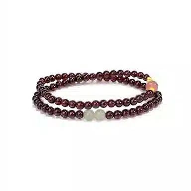 【S925纯银|福气满满】 七七银饰 纳福转运珠串  时来运转 新中式国风高级感 本命年转运气质百搭   天然 玛瑙 玉石手串 男女同款情侣款