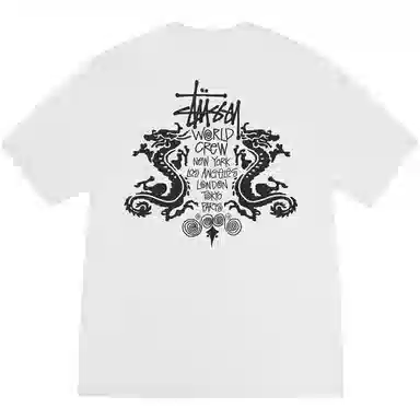 Stussy DOUBLE DRAGON TEE PIGMENT DYED T