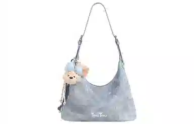 TOUTOU Crayon Dog Shoulder Bag Cream White