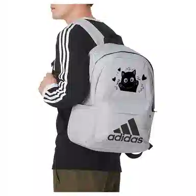 adidas Classic Badge Backpack Grey Black
